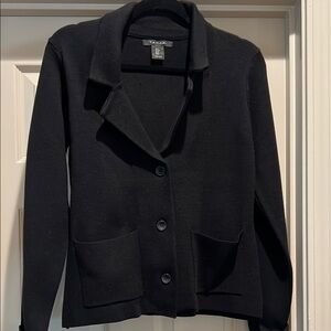 Tahari Black Women's Cardigan Sweater
